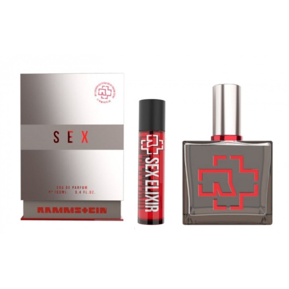 Rammstein Sex Eau de Parfum 100 ml / 3.4 fl oz + Sex Elixir Eau de Parfum  15 ml / 0.5 fl oz